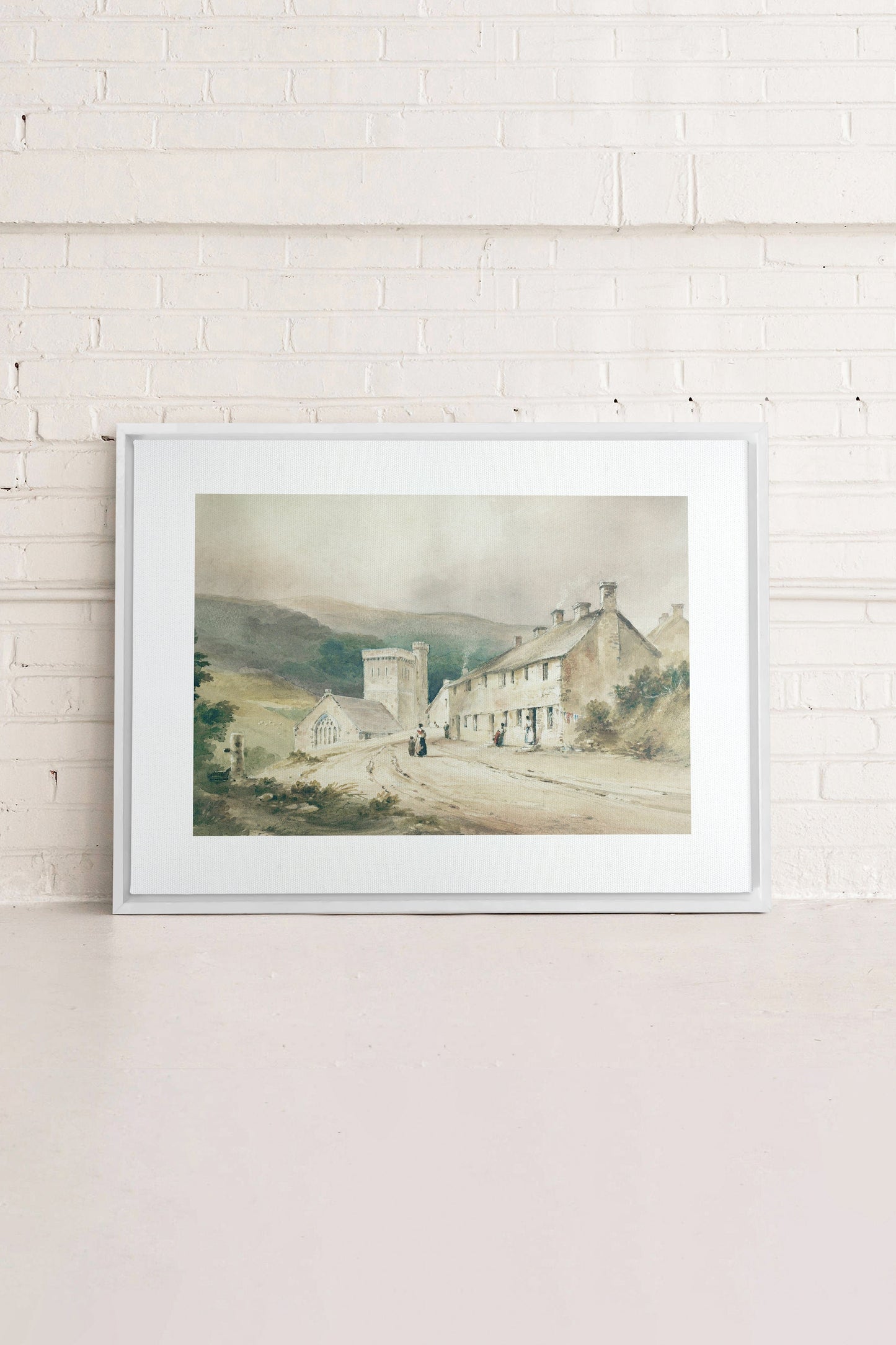 VILLAGE, printed canvas
