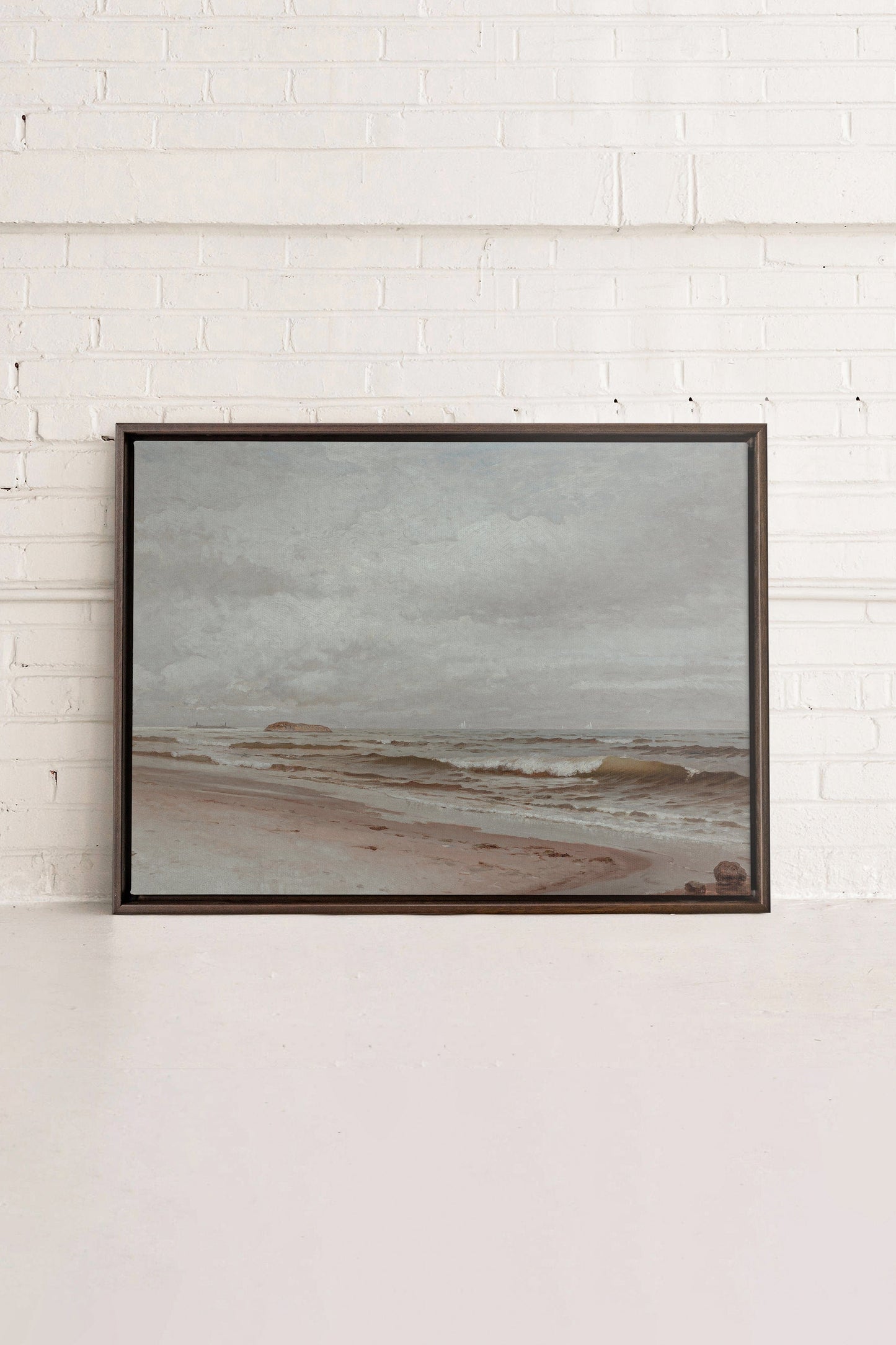 LONG WAVES, printed canvas