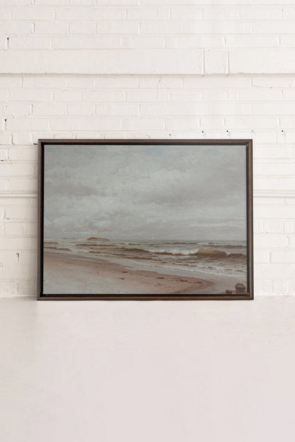 LONG WAVES, printed canvas