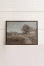 RURAL LANDSCAPE, Work on stretched canvas