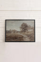 RURAL LANDSCAPE, Work on stretched canvas