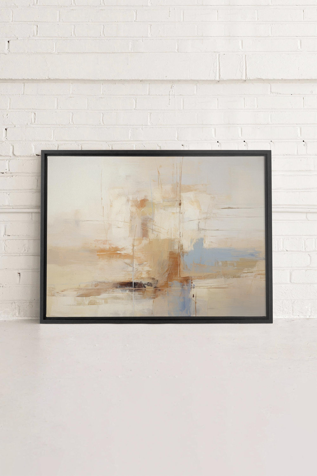 OLEKA CANVAS - VIVID ECHOES, Oeuvre sur toile étirée, encadré Noir