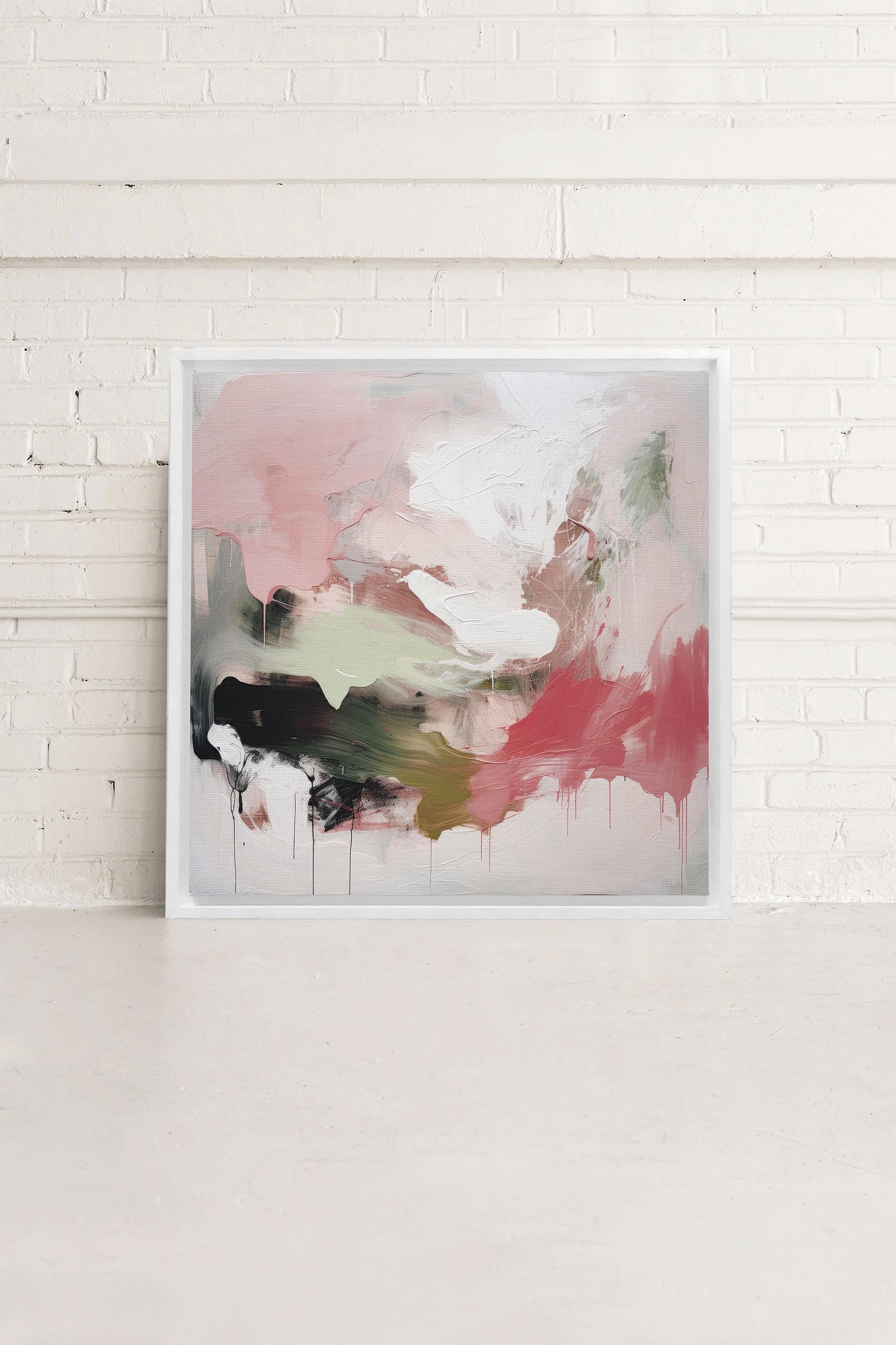 COLORFUL WHISPERS, Oeuvre sur toile étiré