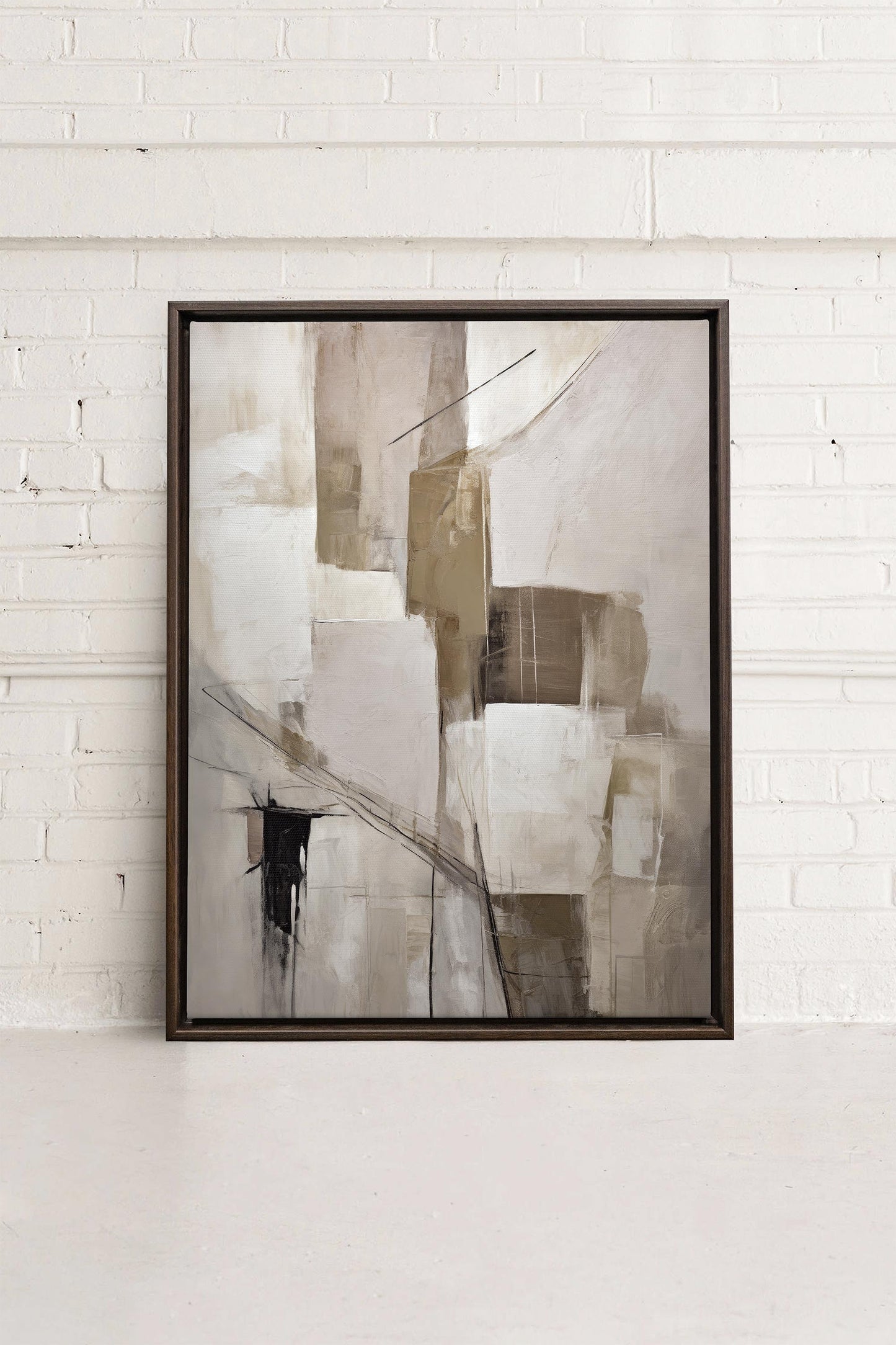 MUTED PALETTE, Oeuvre sur toile étirée