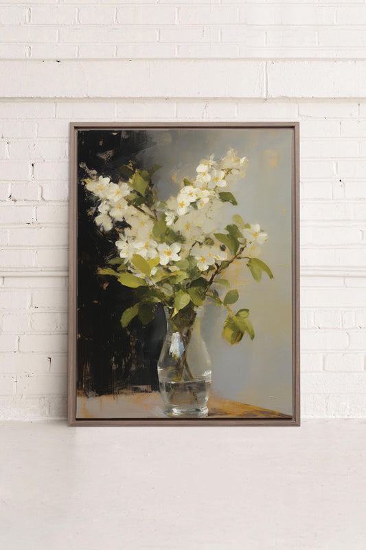 ANTIQUE VASE, Work on stretched canvas
