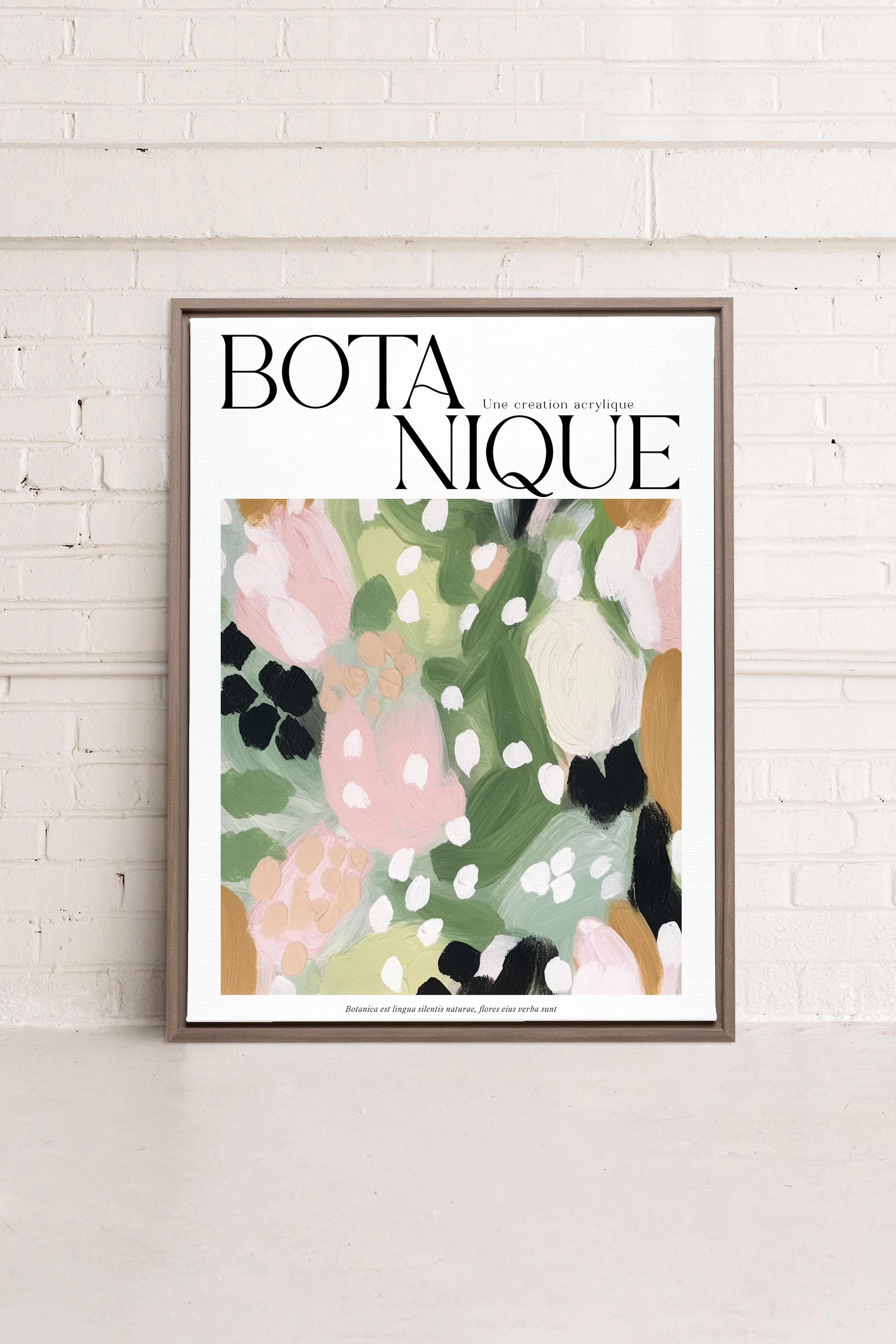 FLORES, Oeuvre sur toile étiré