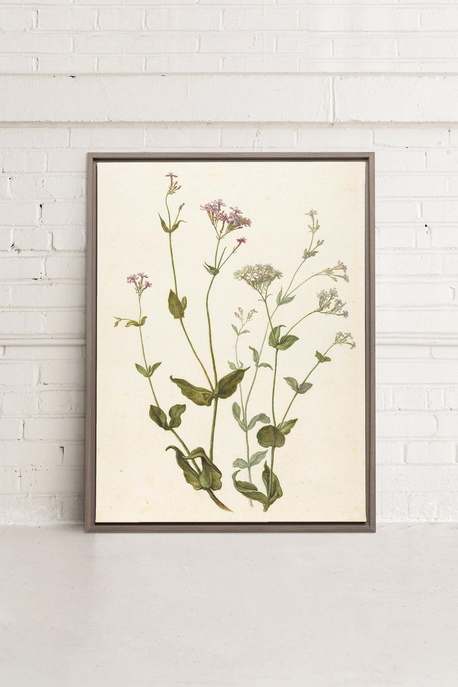 WILD FLOWERS, Oeuvre sur toile étirée
