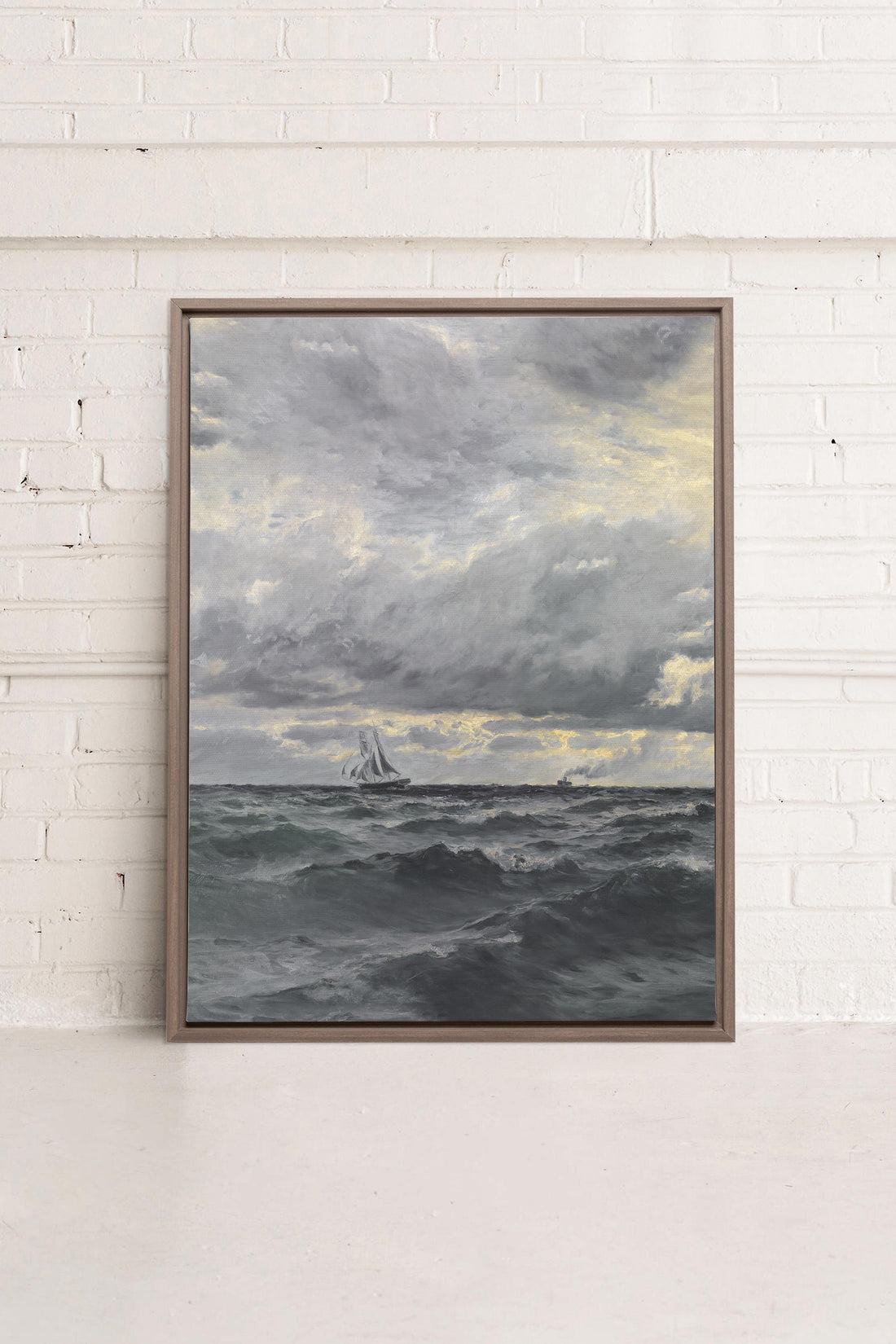 STORMY WATERS, Oeuvre sur toile étiré