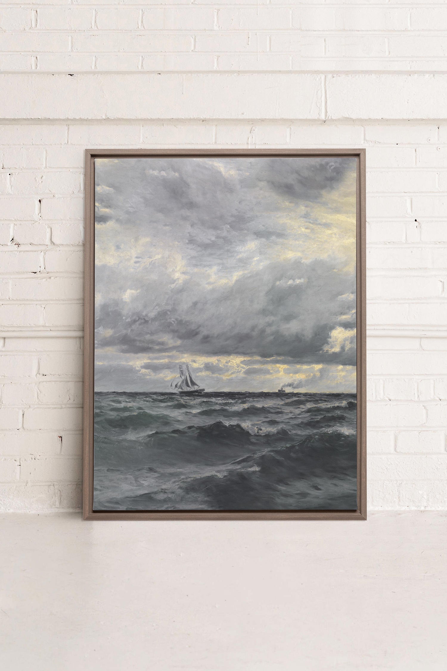 STORMY WATERS, Oeuvre sur toile étiré