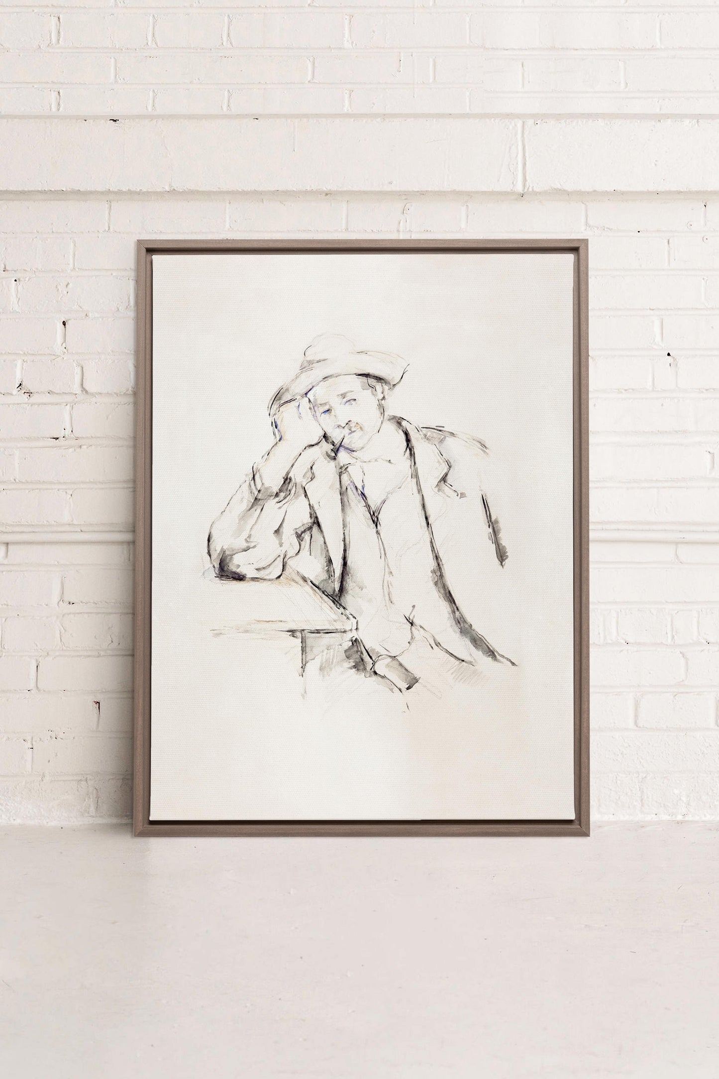 THINKER, Work on stretched canvas