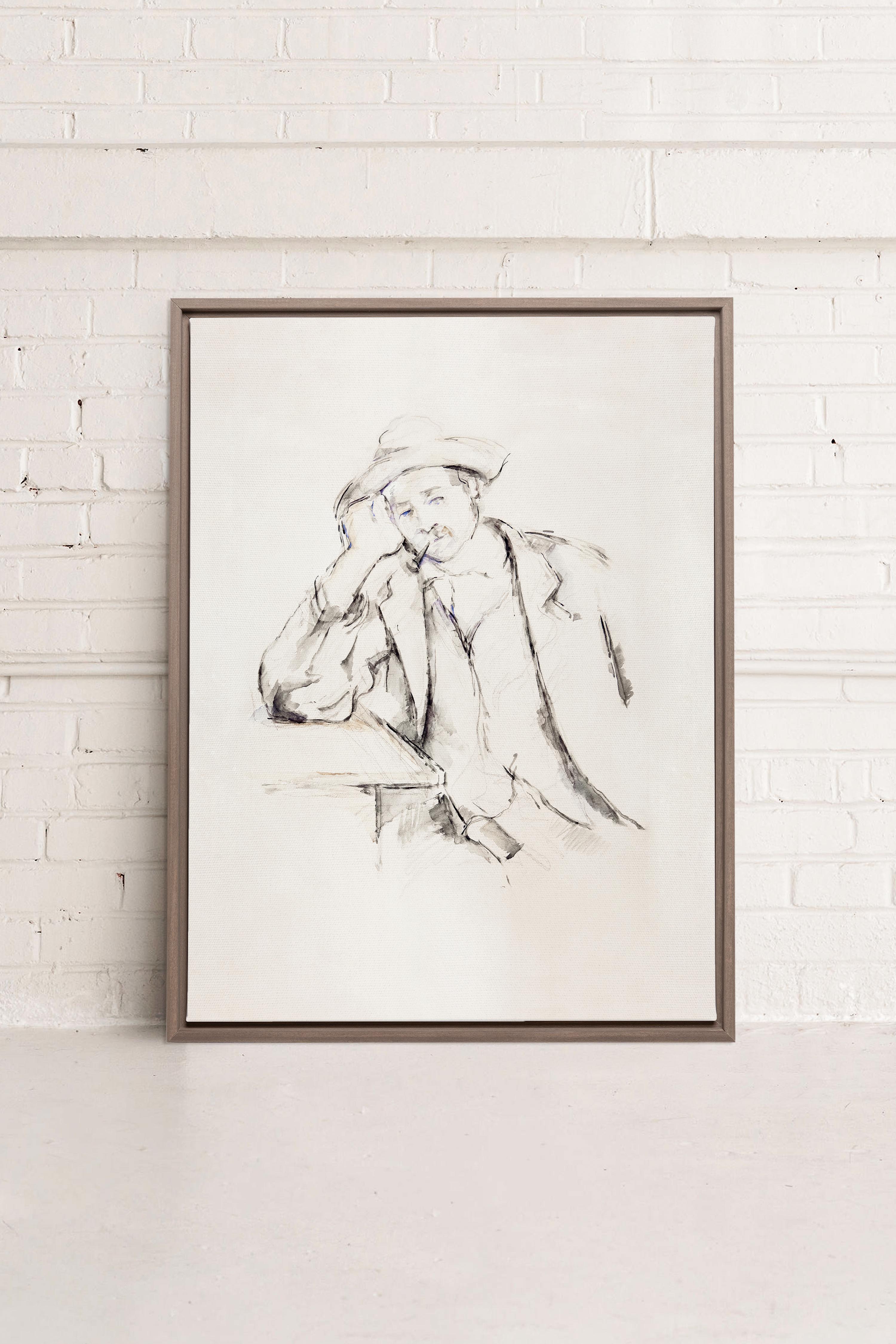 THINKER, Oeuvre sur toile étiré