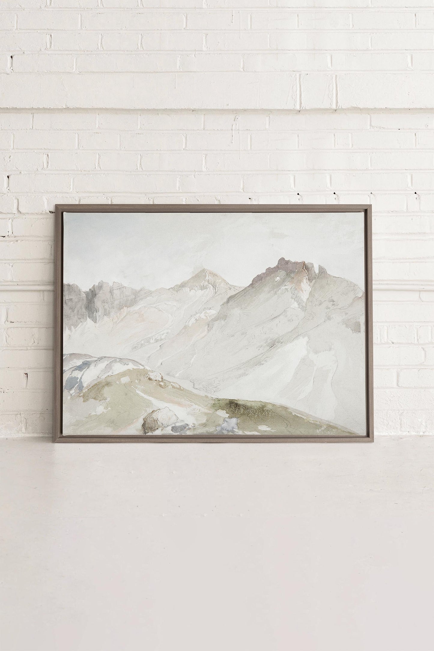 MOUNTAIN VIEW, Work on stretched canvas