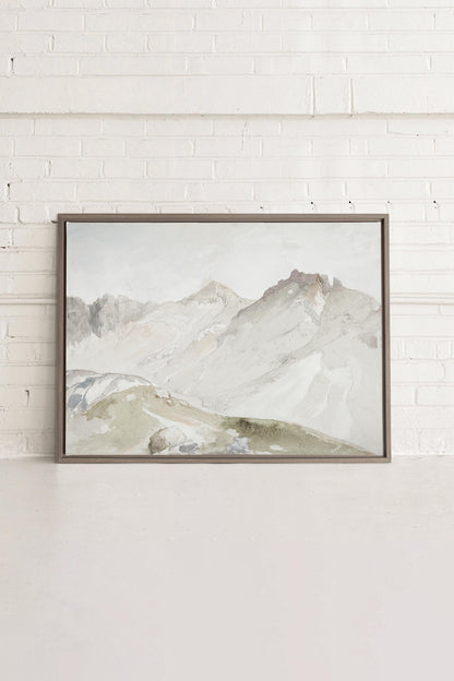 MOUNTAIN VIEW, Work on stretched canvas