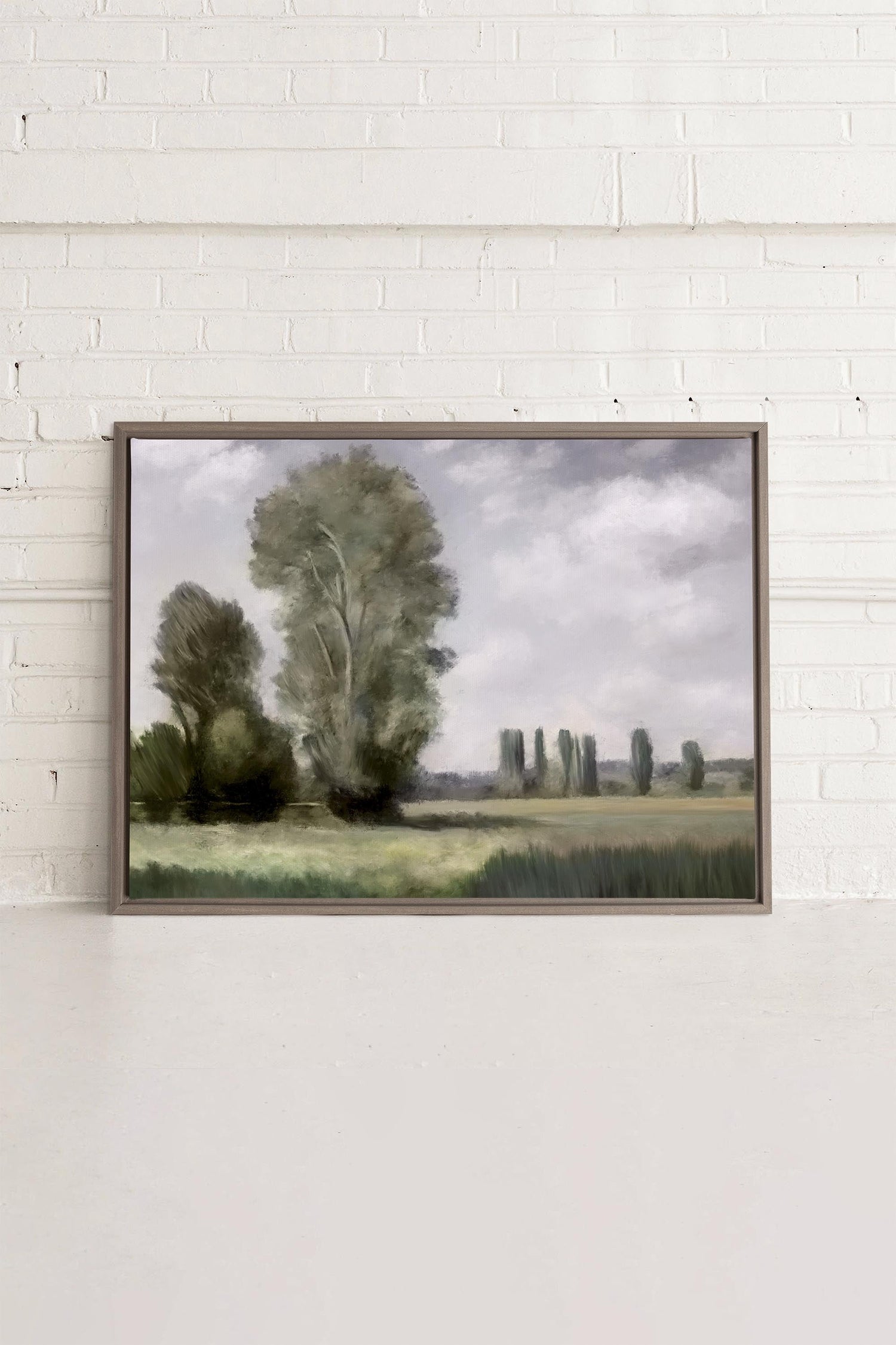 QUIETNESS, Oeuvre sur toile étirée