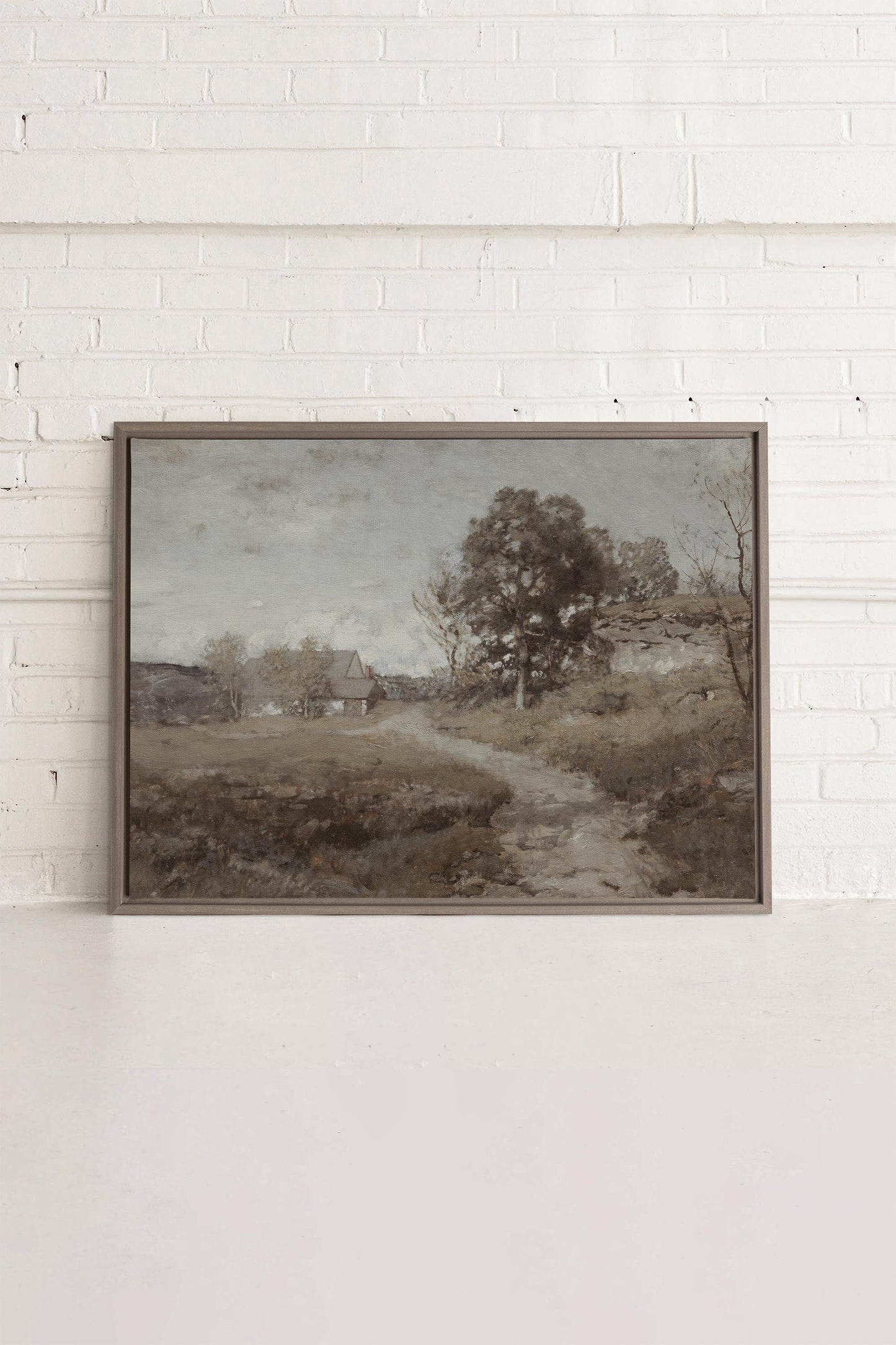 RURAL LANDSCAPE, Work on stretched canvas
