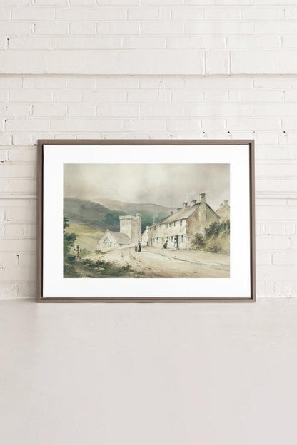 VILLAGE, printed canvas