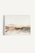 OLEKA CANVAS - MUTED LINES, Oeuvre sur toile étirée, encadré Blanc