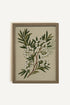 OLK_HLD_13, Oeuvre sur toile rigide, encadré brun chêne