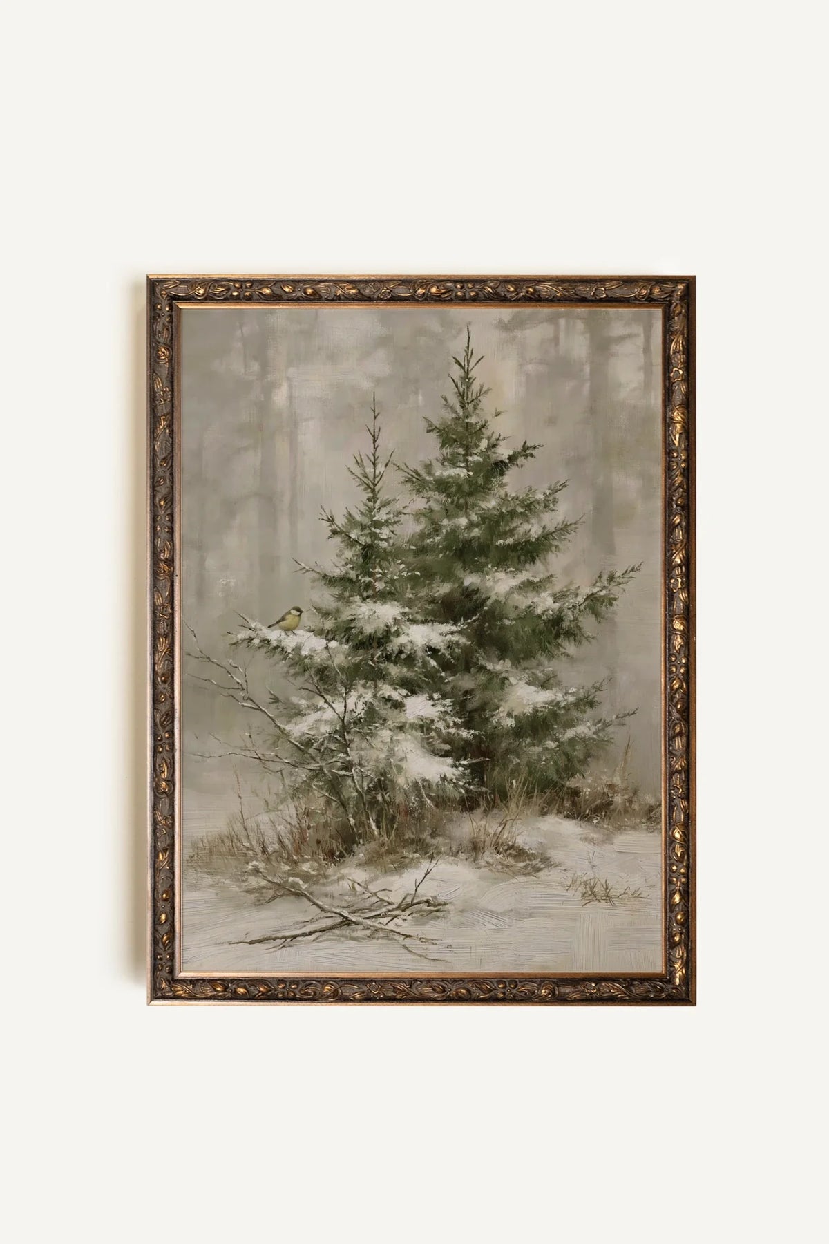 OLK_HLD_28, Oeuvre sur toile rigide, encadré Vintage Bronze
