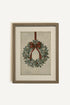OLK_HLD_5, Oeuvre sur toile rigide, encadré brun chêne