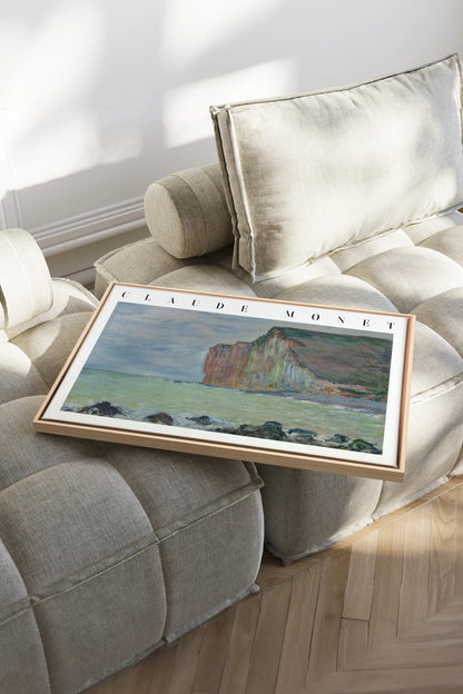 OPAL COAST, Oeuvre sur toile étirée, encadré Naturel Clair