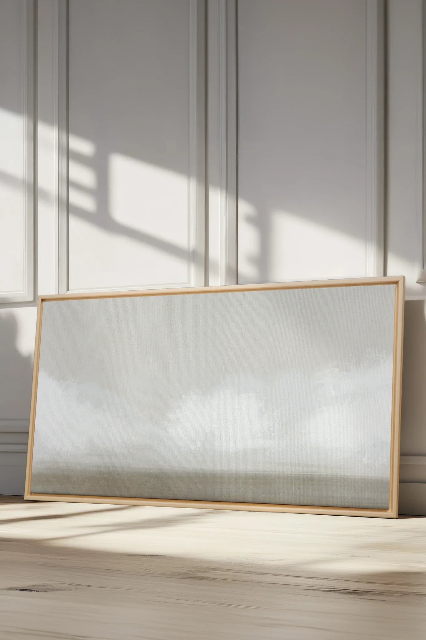OPEN SKY, Oeuvre sur toile étirée, encadré Naturel Clair