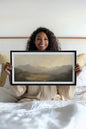 SOFT GLOW, Oeuvre sur toile étirée