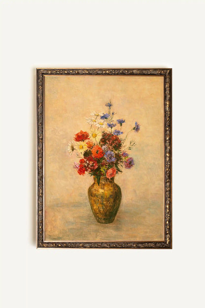 PARFUM DU PASSÉ, Oeuvre sur toile rigide, encadré Vintage Bronze