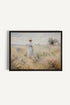 OLEKA CANVAS - Pastel Meadows, Oeuvre sur toile étirée, encadré Noir