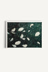 OLEKA CANVAS - PETALS IN THE NIGHT, Oeuvre sur toile étirée, encadré Blanc