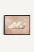 OLEKA CANVAS - PINK DREAM, Oeuvre sur toile étirée, encadré Noir