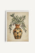 OLEKA CANVAS - PROVENCE GRACE, Oeuvre sur toile étirée, encadré Blanc