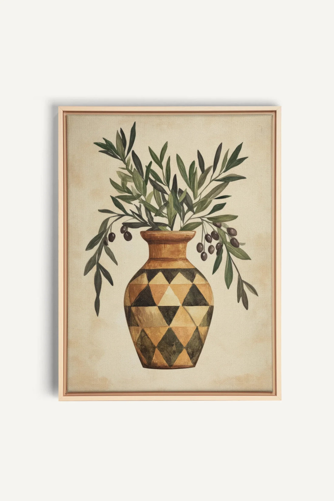 PROVENCE GRACE, Artwork on stretched canvas, framed Natural Light