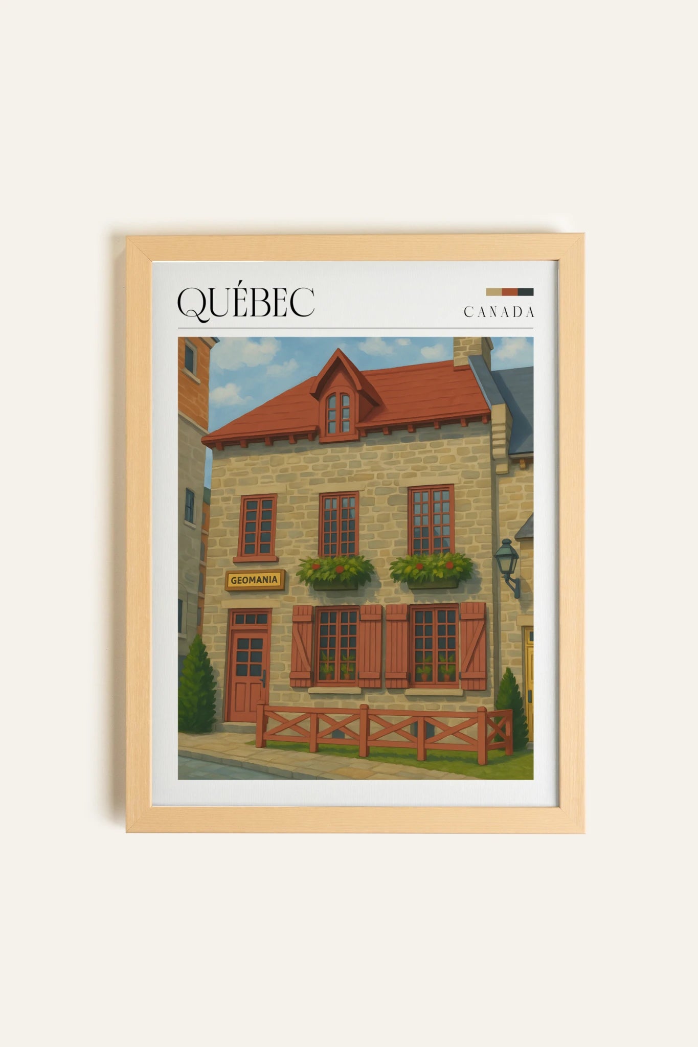 QUÉBEC II, Toile Rigide