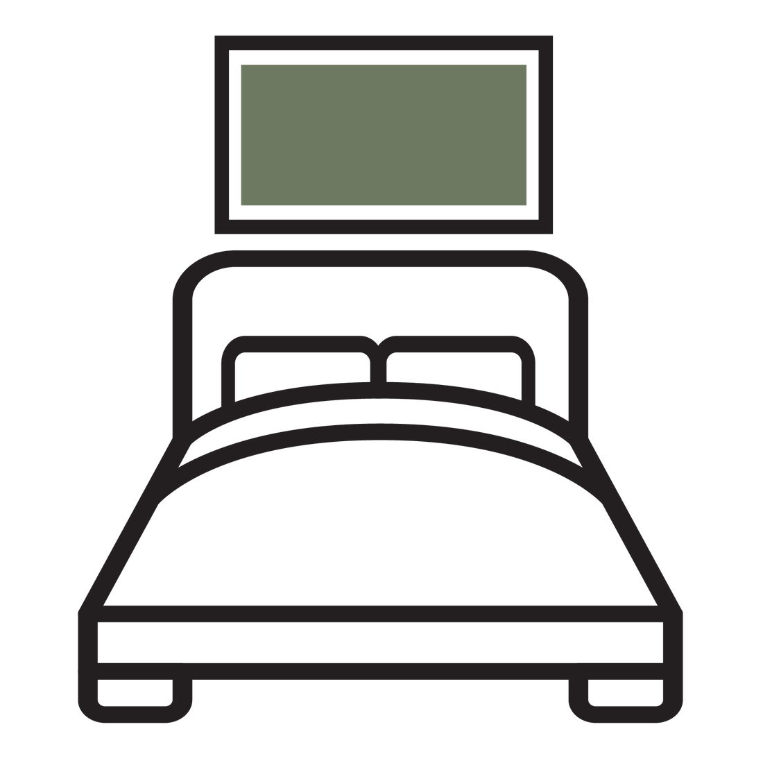 Queen Bed