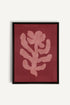 OLEKA CANVAS - RED CHERRY, Oeuvre sur toile étirée, encadré Noir