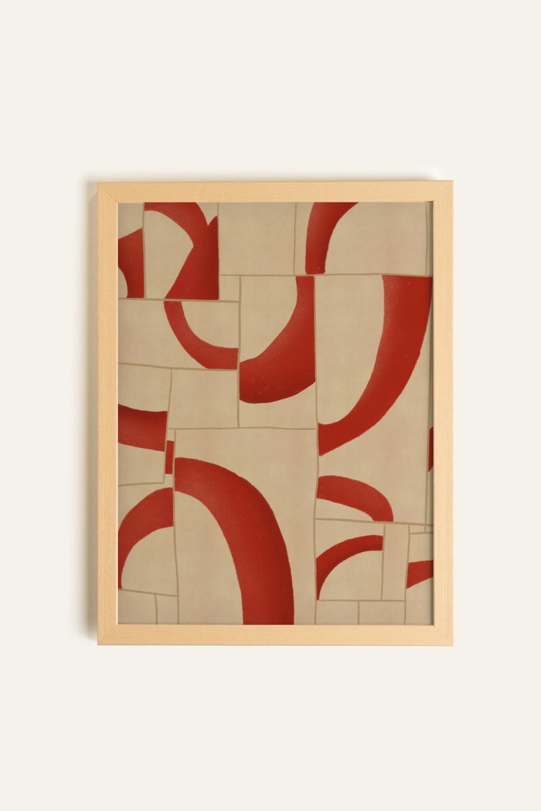 RED MOSAIC, Toile Rigide