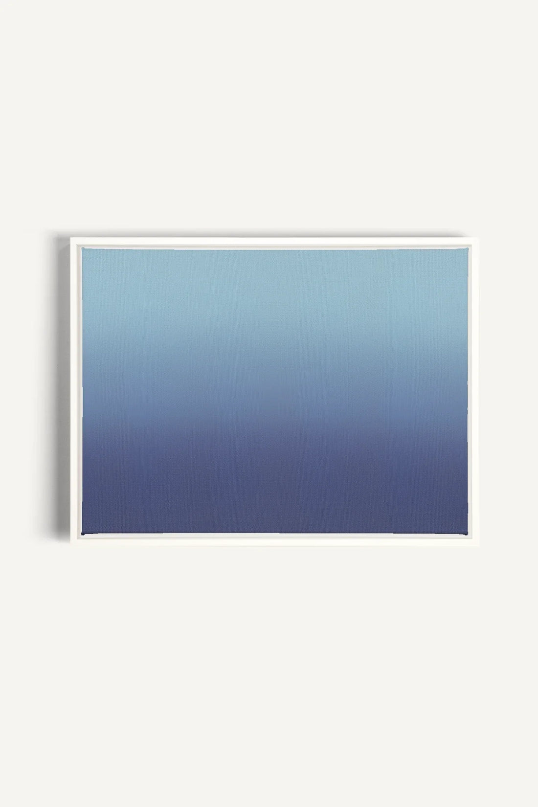 OLEKA CANVAS - REFLET NOCTURNE, Oeuvre sur toile étirée, encadré Blanc