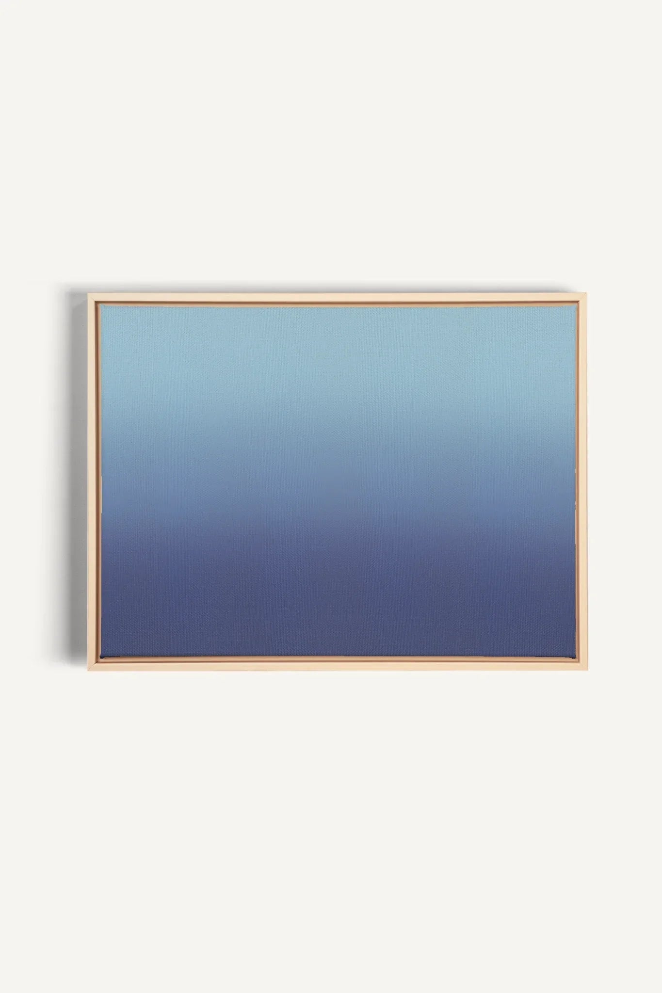 OLEKA CANVAS - REFLET NOCTURNE, Oeuvre sur toile étirée, encadré Naturel Clair
