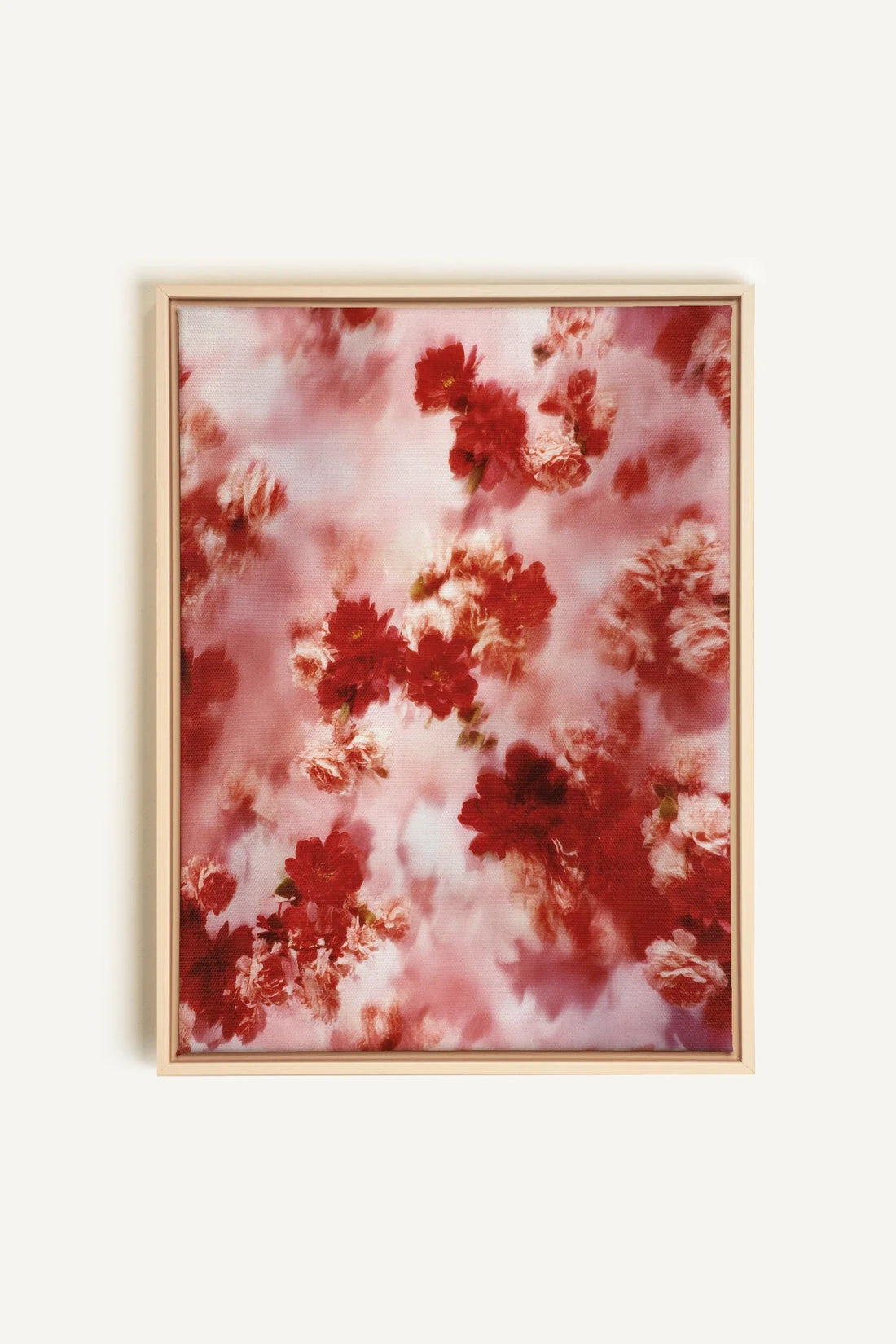 RÊVE ÉCARLATE, Artwork on stretched canvas, framed Natural Light