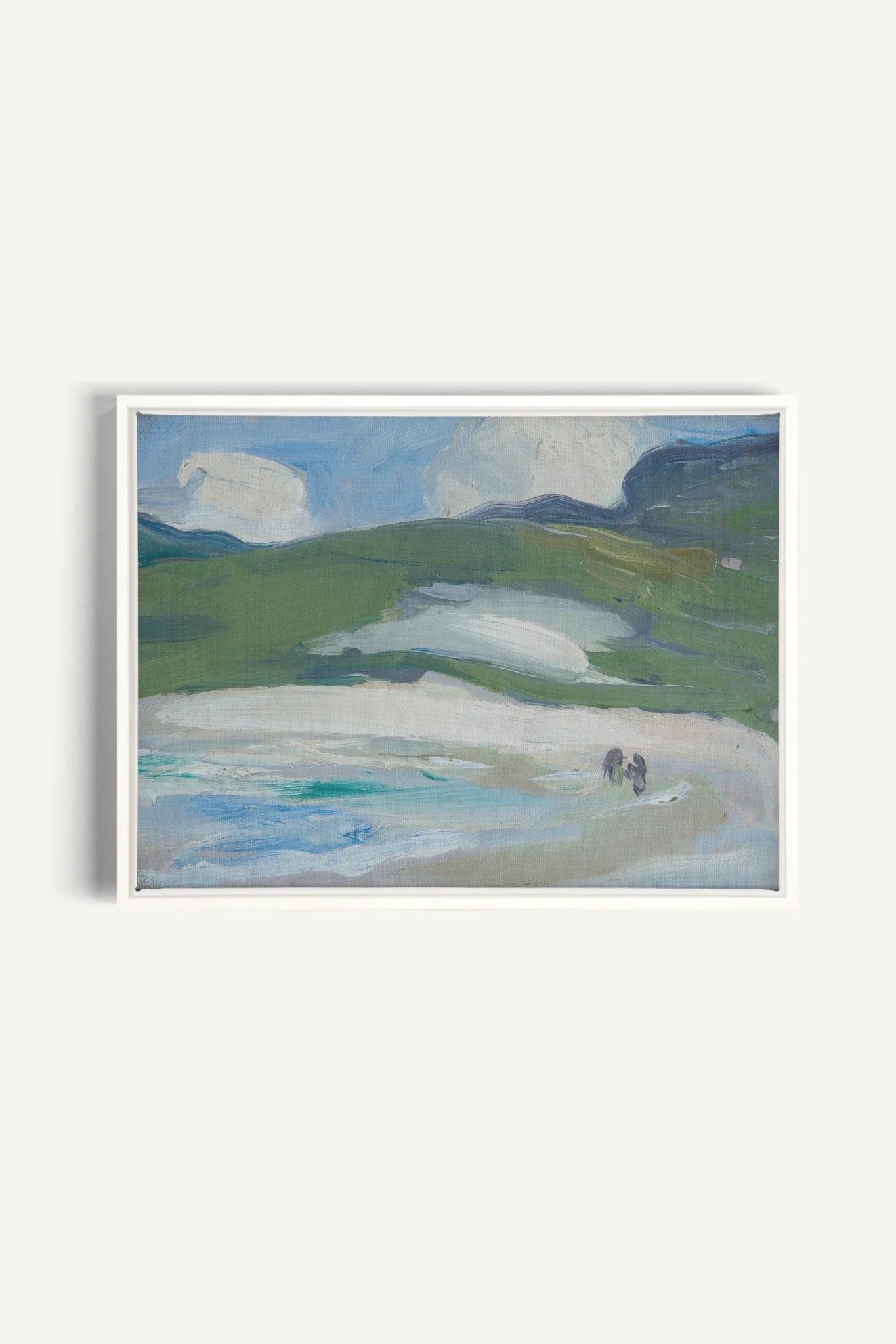 RIVERLIGHT, Oeuvre sur toile étirée, encadré Blanc
