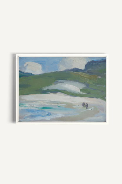 RIVERLIGHT, Oeuvre sur toile étirée, encadré Blanc