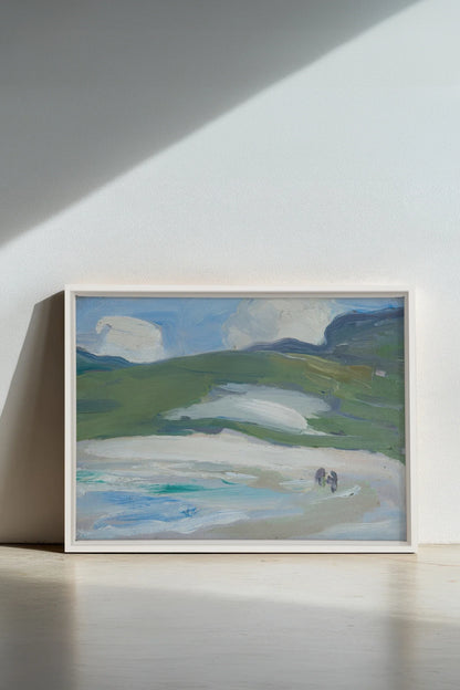 RIVERLIGHT, Oeuvre sur toile étirée, encadré Blanc