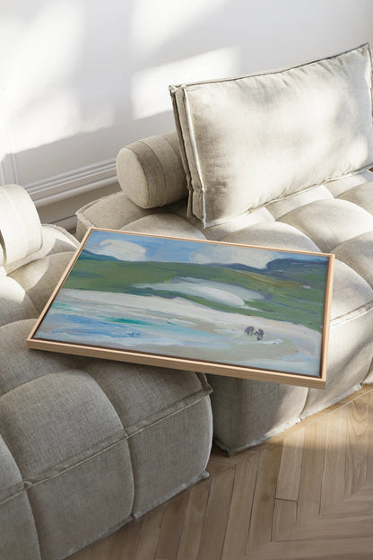 RIVERLIGHT, Oeuvre sur toile étirée, encadré Naturel Clair