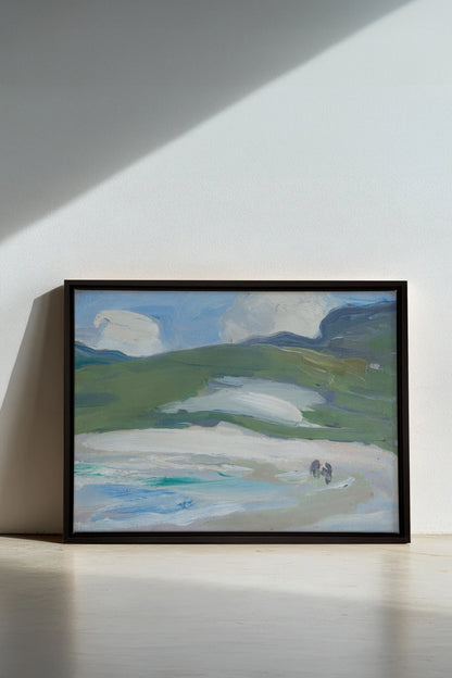 RIVERLIGHT, Oeuvre sur toile étirée, encadré Noir