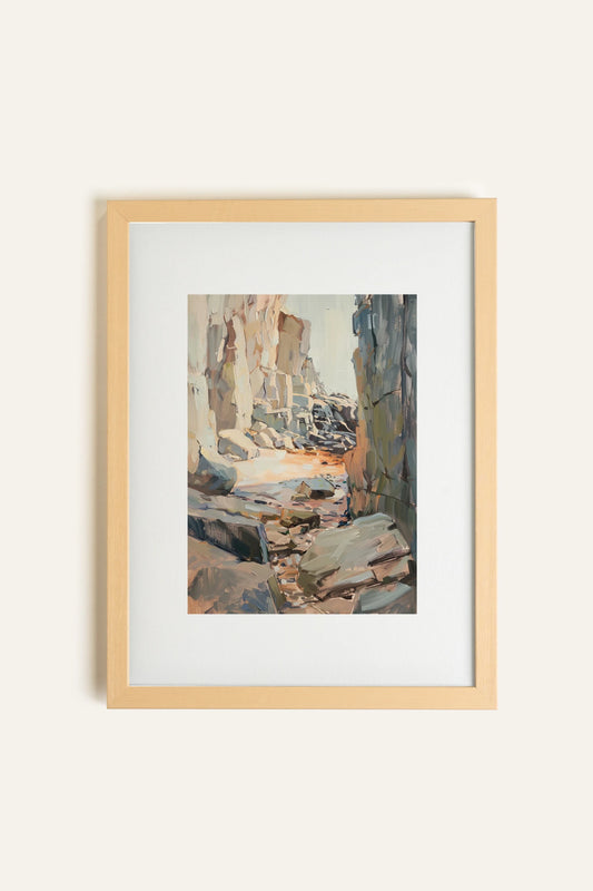 ROCKY PATHWAY, Toile Rigide