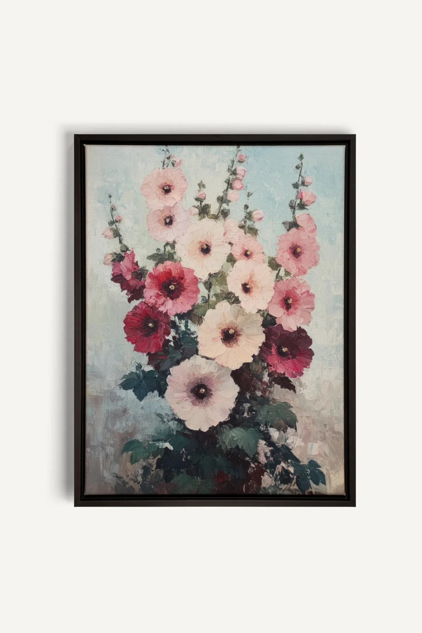OLEKA CANVAS - ROSEWATER DREAM, Oeuvre sur toile étirée, encadré Noir