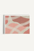OLEKA CANVAS - ROSY GLOW, Oeuvre sur toile étirée, encadré Blanc