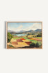 OLEKA CANVAS - RUSTIC PALETTE, Oeuvre sur toile étirée, encadré Naturel Clair