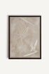 OLEKA CANVAS - SABLE ÉTOILÉ, Oeuvre sur toile étirée, encadré Brun Noyer